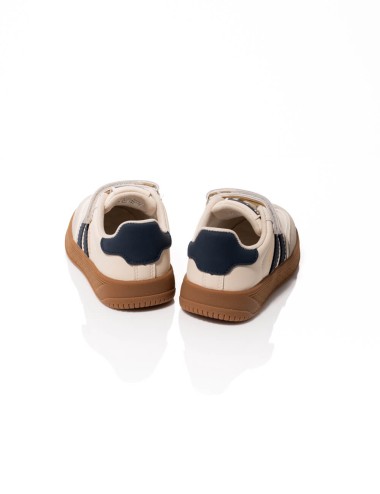 Baskets Rétro Beige et Marine Joliesse