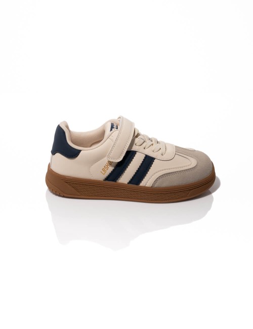 Baskets Beige et Marine Joliesse