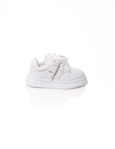 Baskets Basses Blanches à Lacets Joliesse