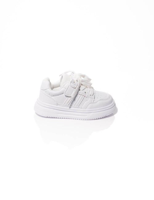 Baskets Basses Blanches à Lacets Joliesse