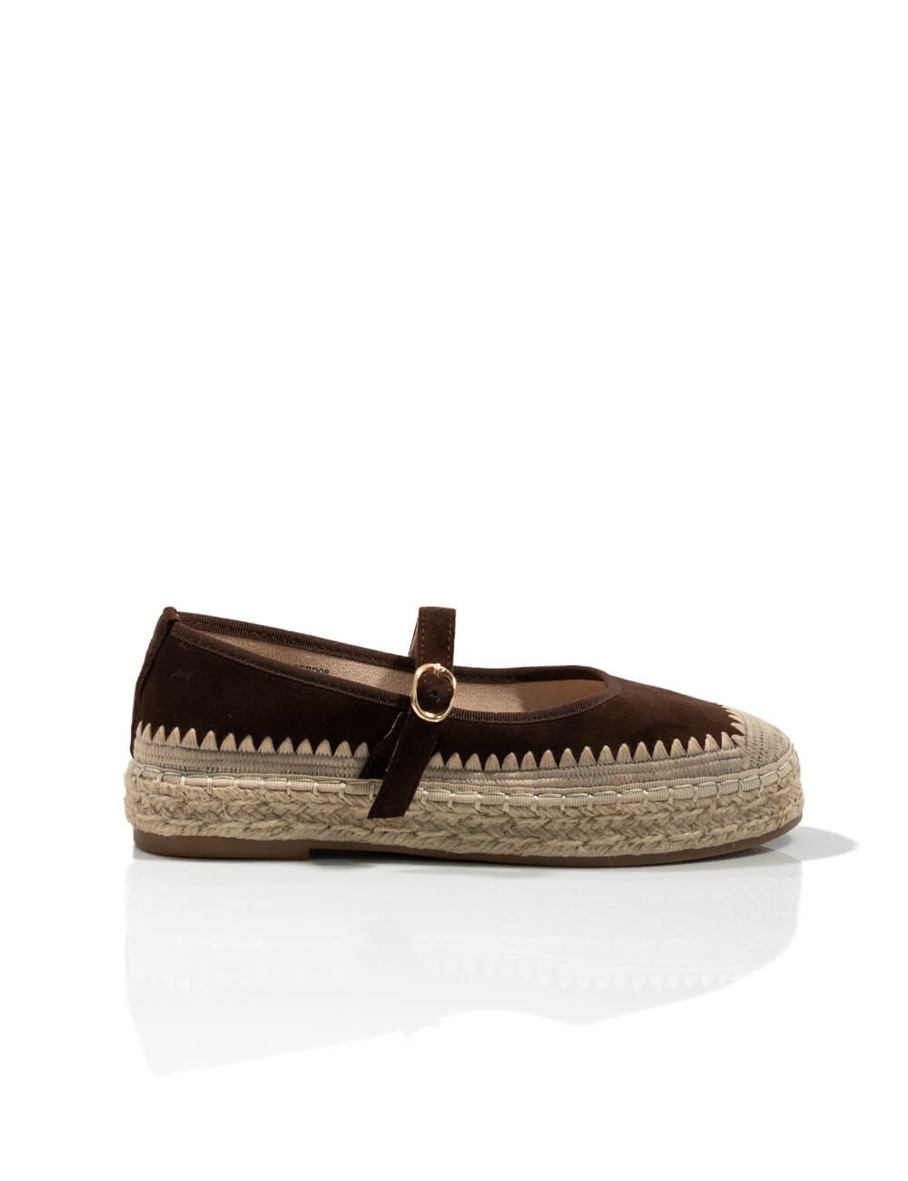 Espadrilles en Suède Chocolat Joliesse
