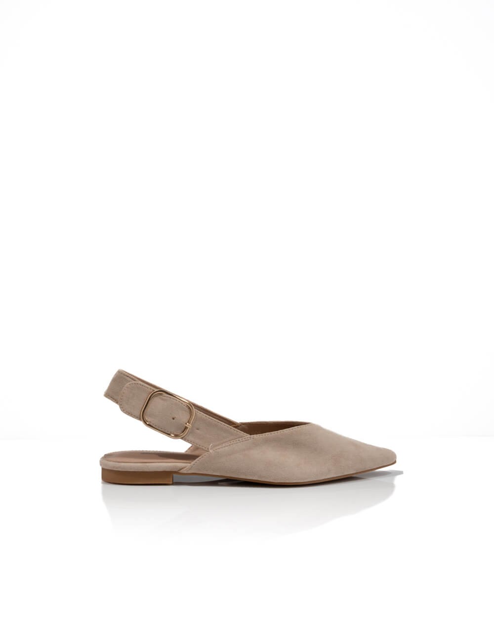 Slingbacks Pointus en Suédine Joliesse