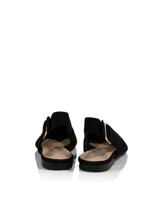 Slingbacks Pointus en Suédine