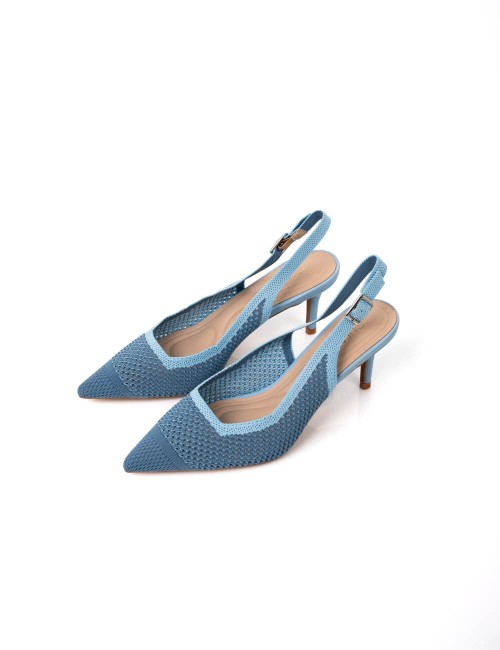 Escarpins Slingbacks en Maille Tricotée Joliesse