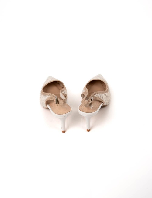 Escarpins Slingbacks en Maille Tricotée Joliesse